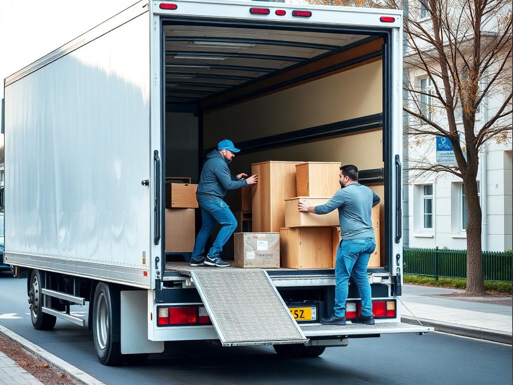 Möbeltransport mit Umzugswagen
